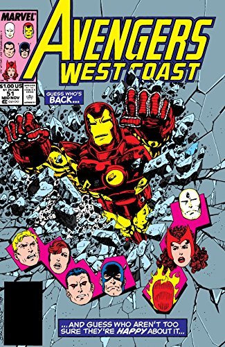 West Coast Avengers (1985-1994) book cover 2