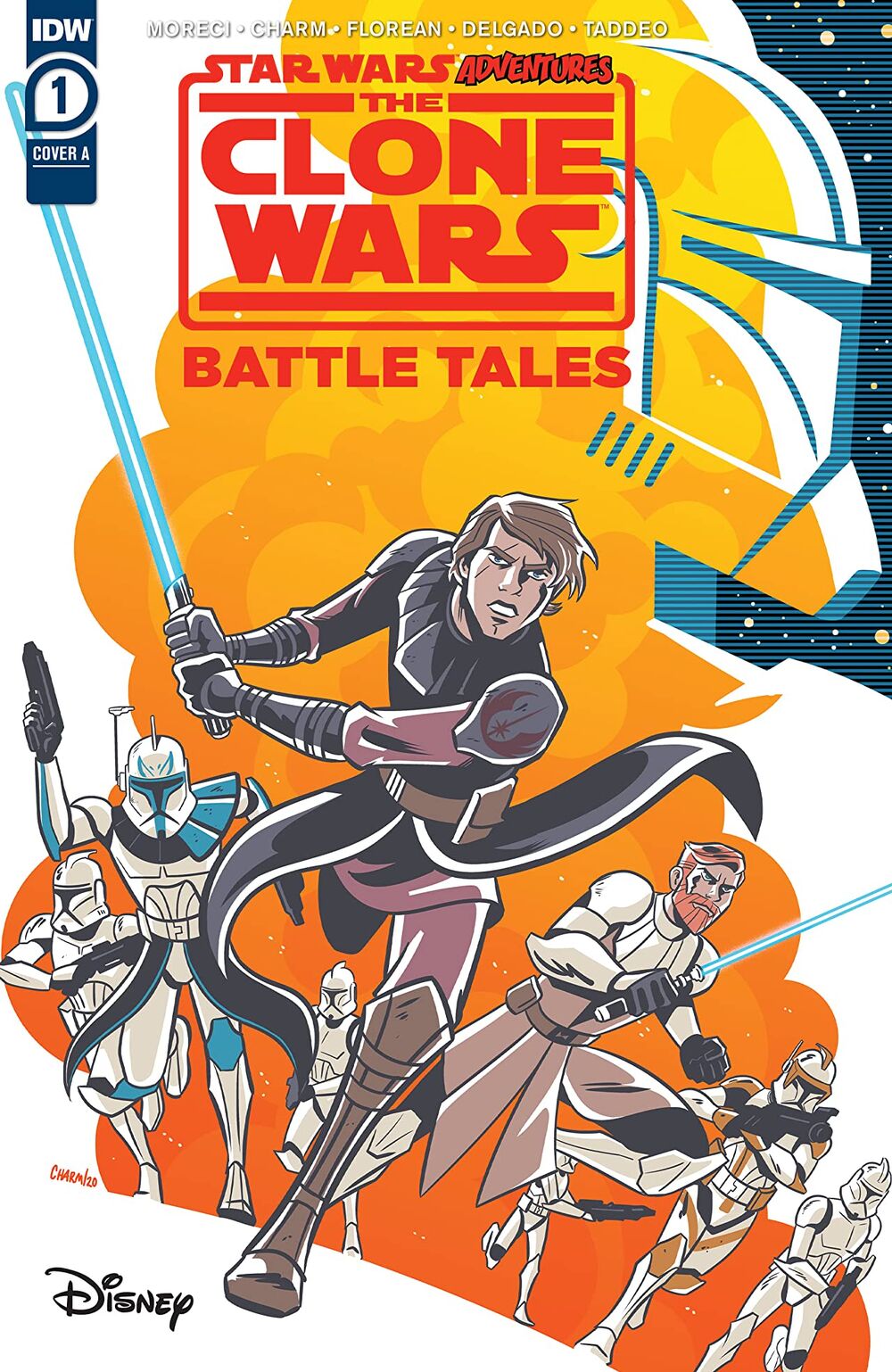 Star Wars Adventures: Clone Wars: Battle Tales book cover 1
