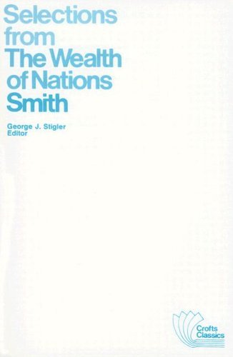 [(Selections from the Wealth of Nations )] [Author book cover