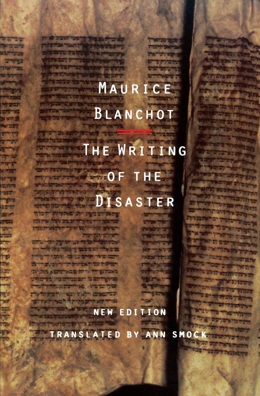 The Writing of the Disaster book cover