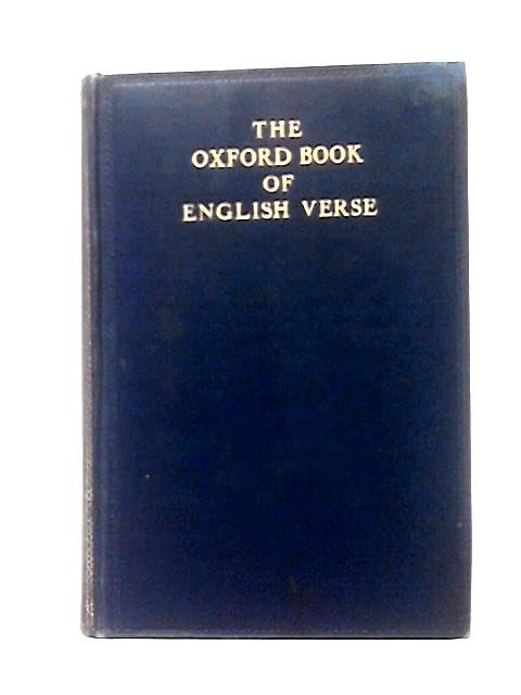The Oxford Book Of Victorian Verse book cover