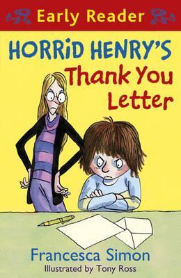 Horrid Henry's Thank You Letter book cover