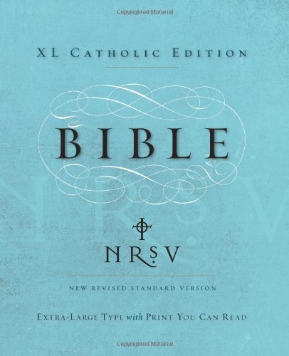 Catholic Bible-NRSV-Extra Large Print by Harper Bibles (18-Feb-2013) Hardcover book cover