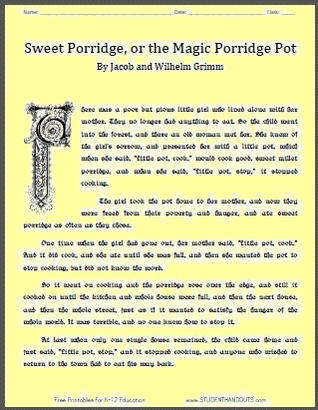 The Sweet Porridge book cover