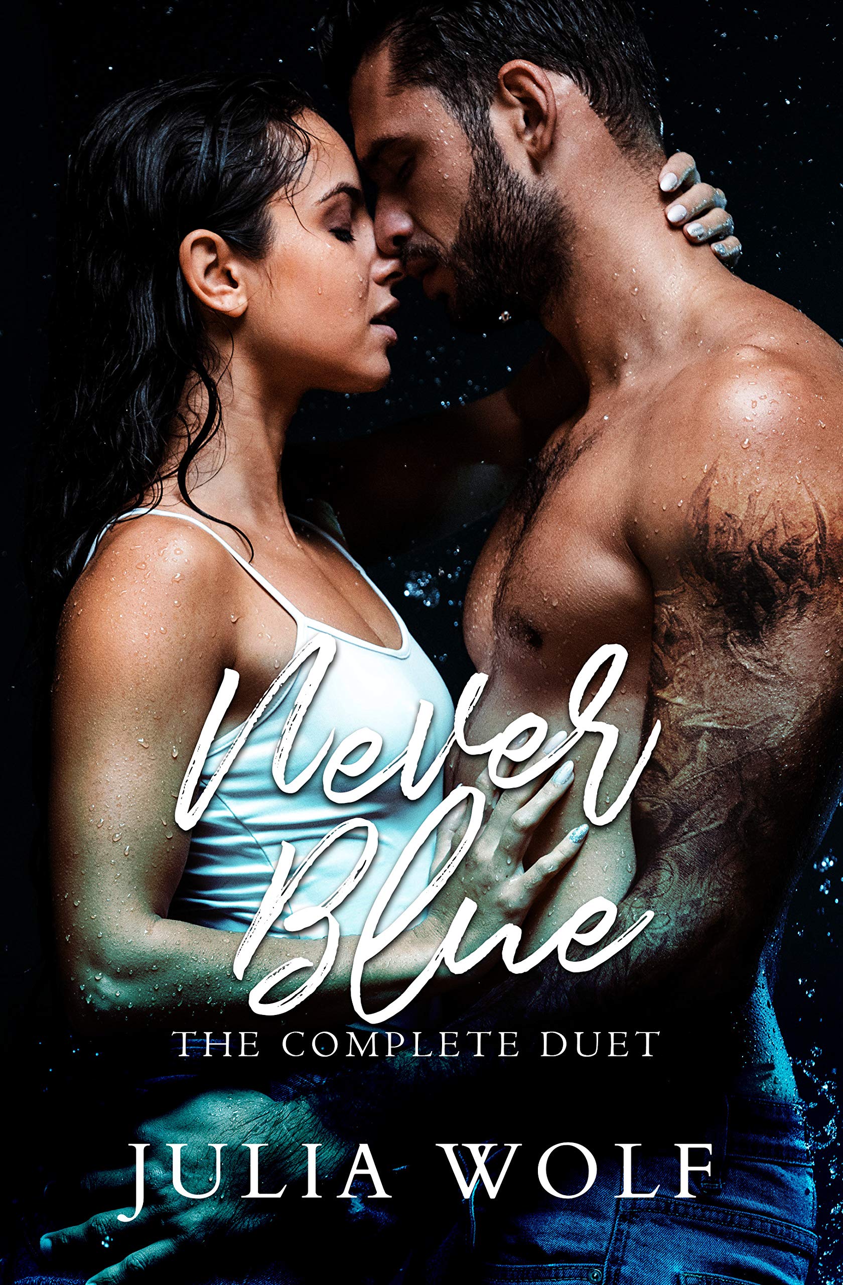 Never Blue book cover