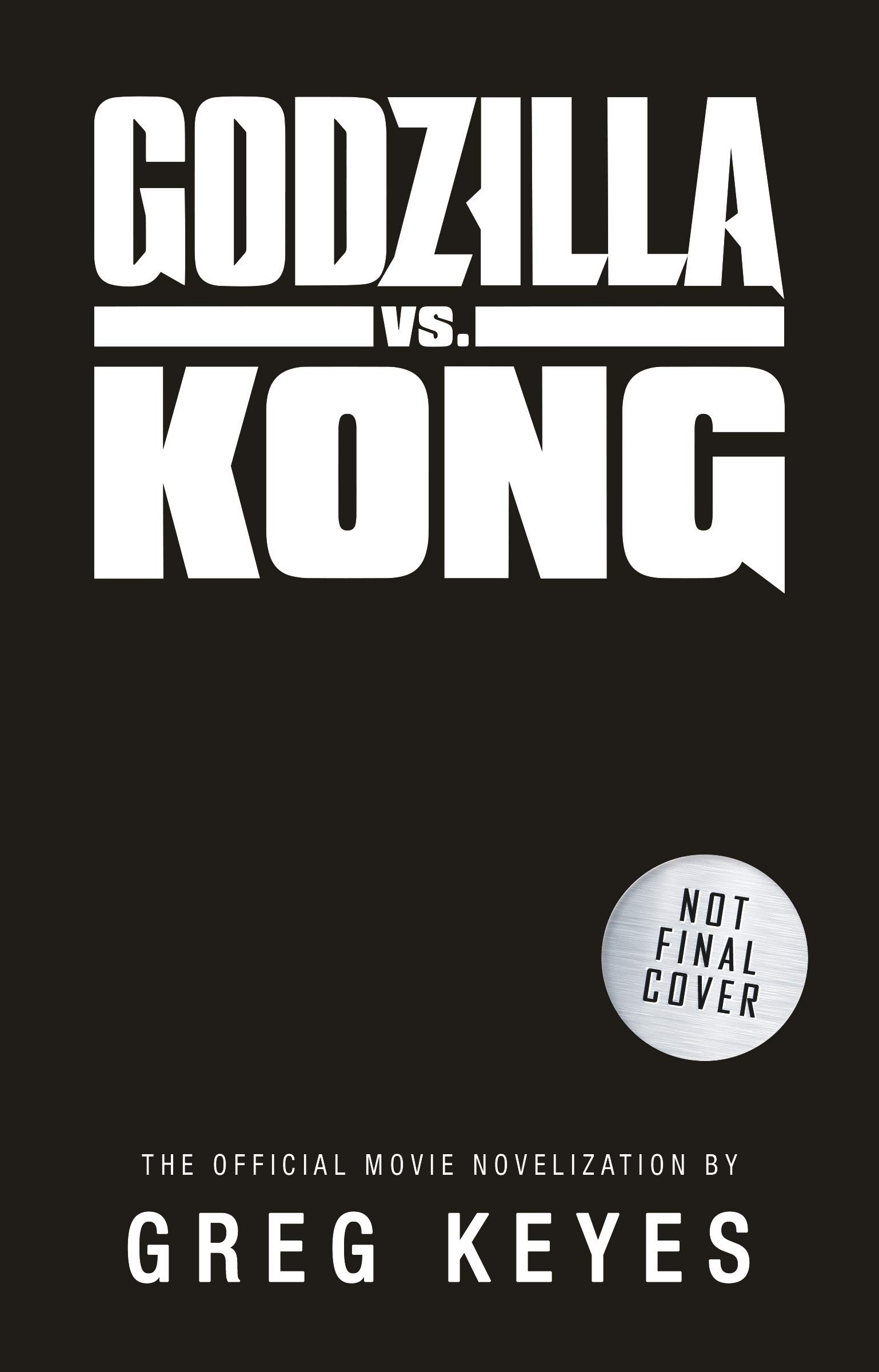 Godzilla vs. Kong book cover