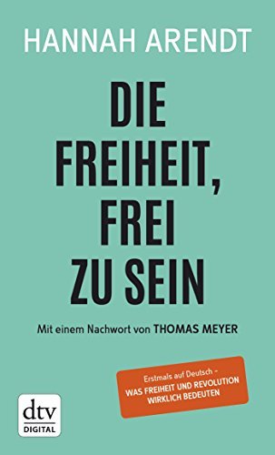 Die Freiheit, frei zu sein book cover