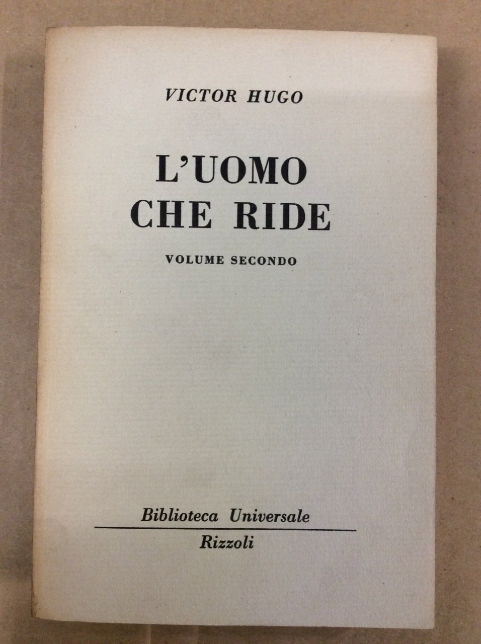 L'uomo che ride. Volume secondo. book cover