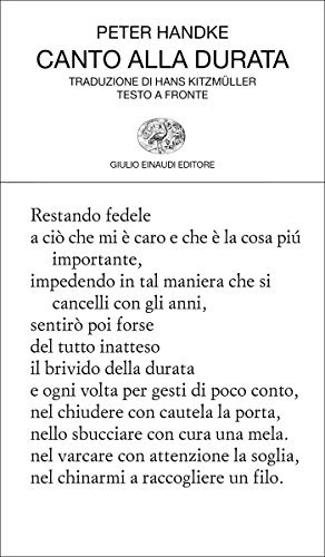 Canto alla durata book cover