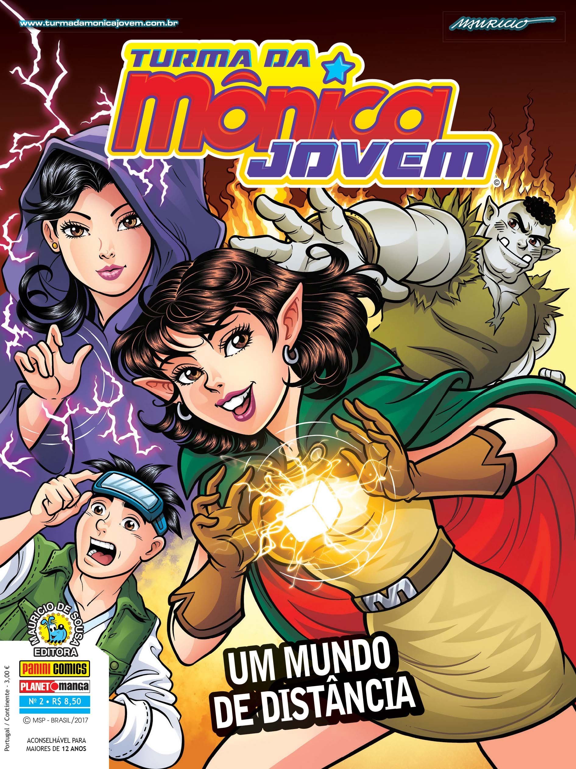Turma da Mônica Jovem (Segunda Série) #02 - Um mundo de distância book cover