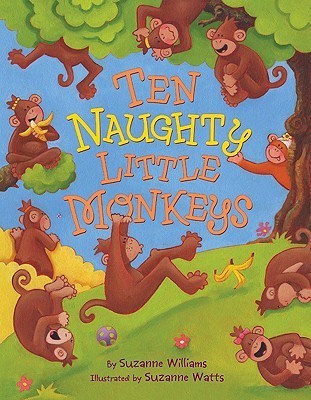 Ten Naughty Little Monkeys book cover