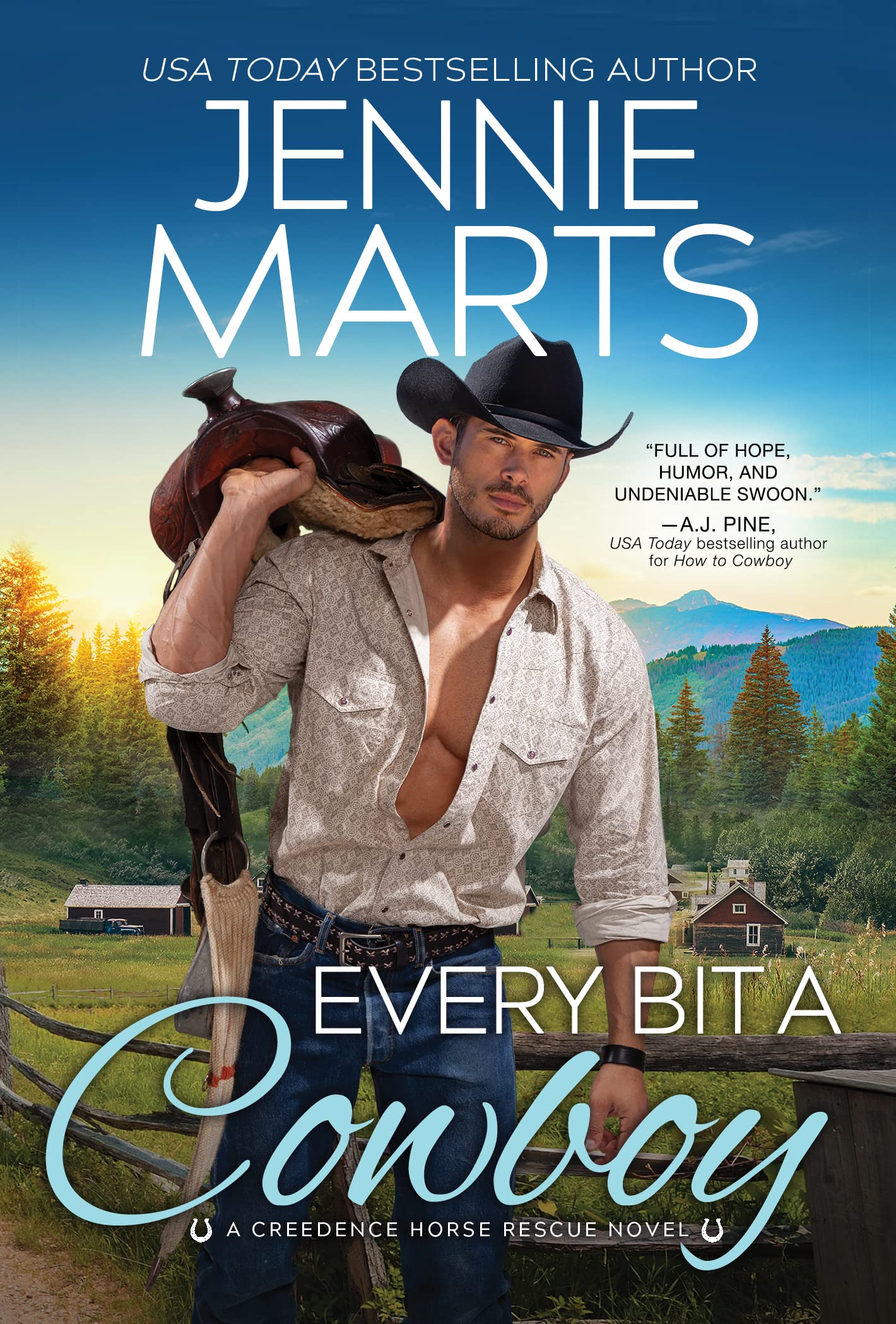 Every Bit a Cowboy book cover