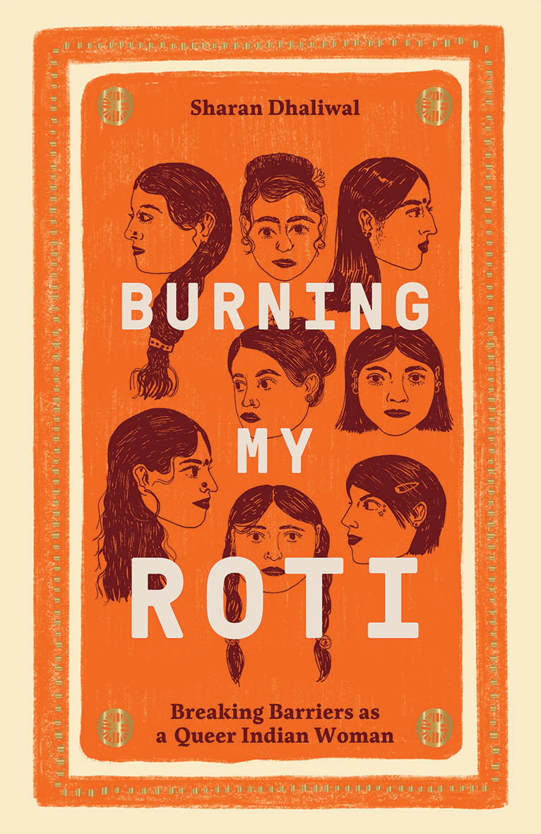 Burning my Roti book cover