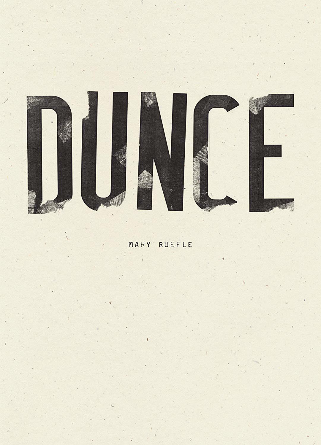 Dunce book cover