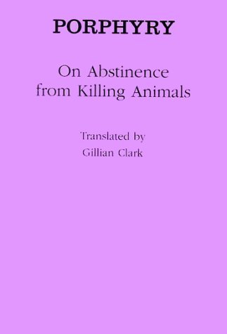 On Abstinence from Killing Animals book cover
