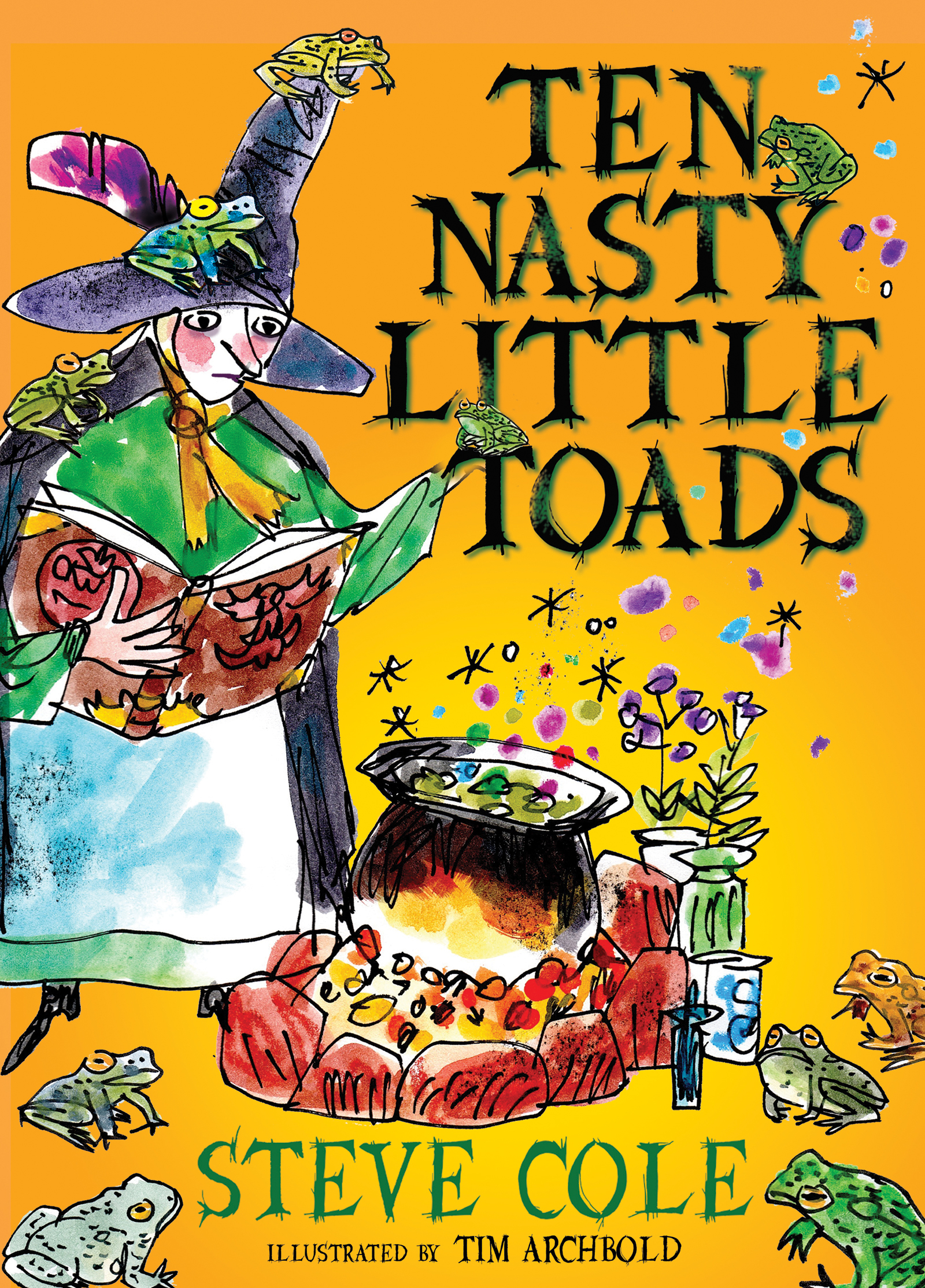 Ten Nasty Little Toads book cover