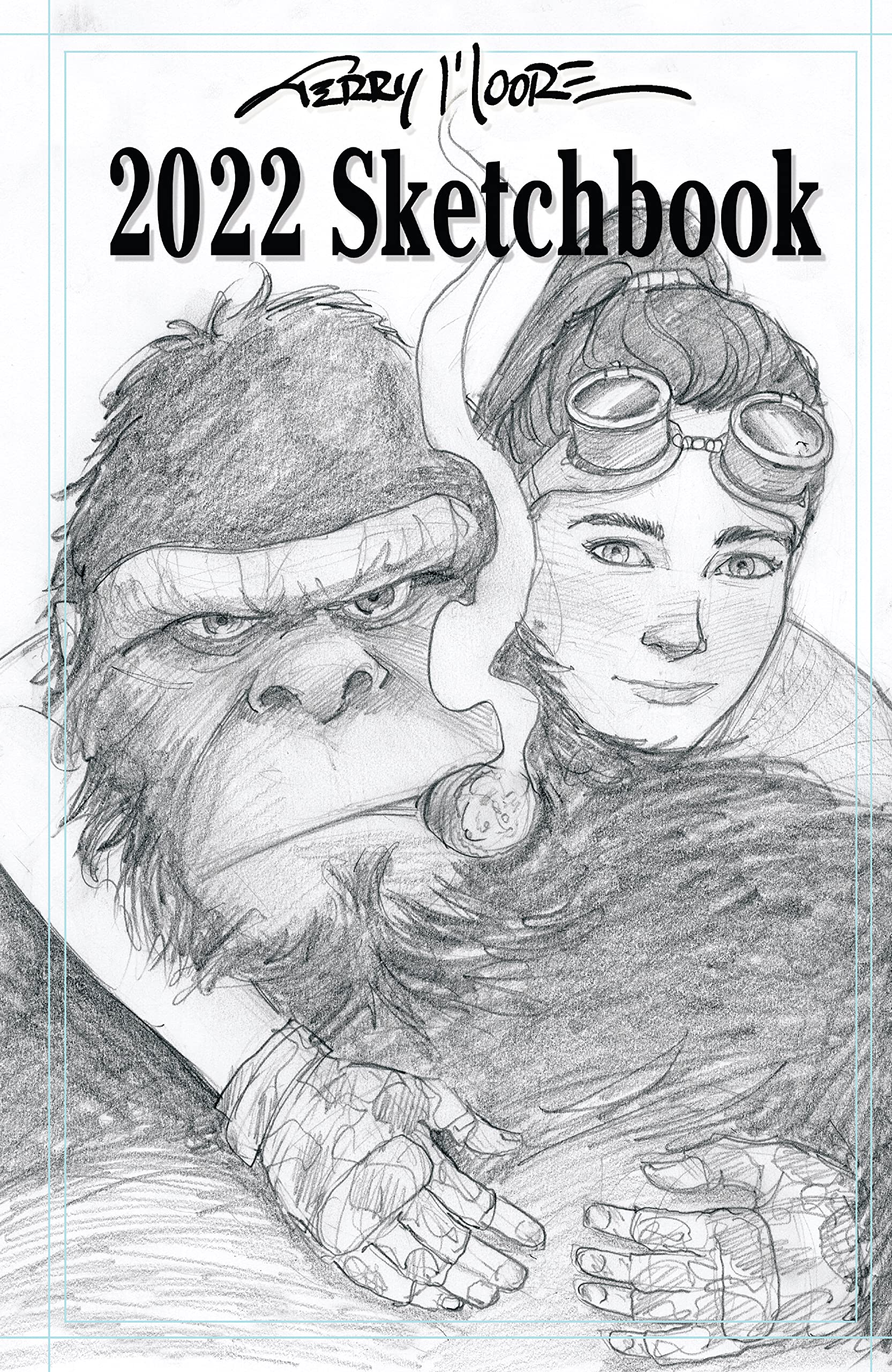Terry Moore 2022 Sketchbook book cover