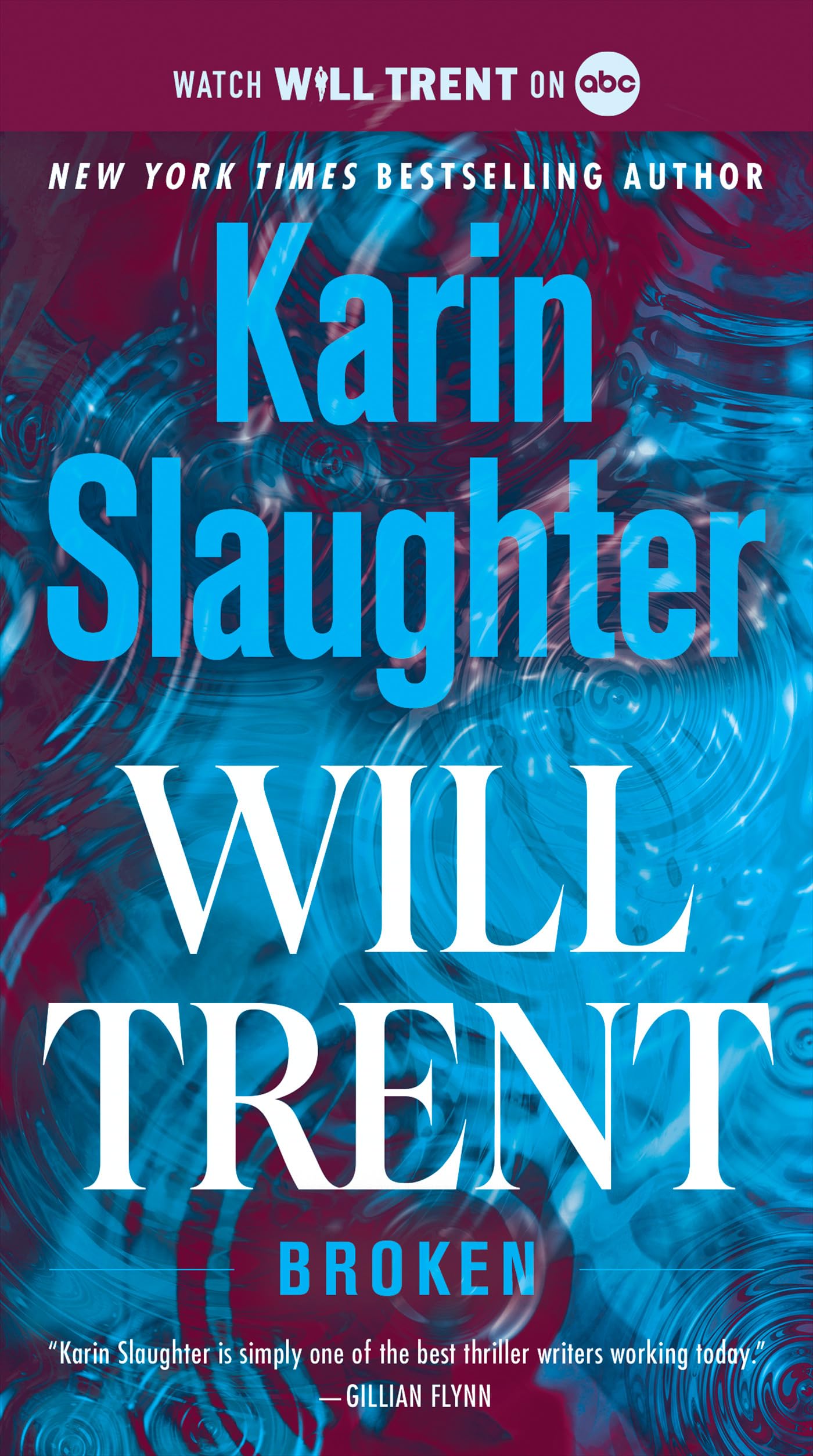 Broken book cover