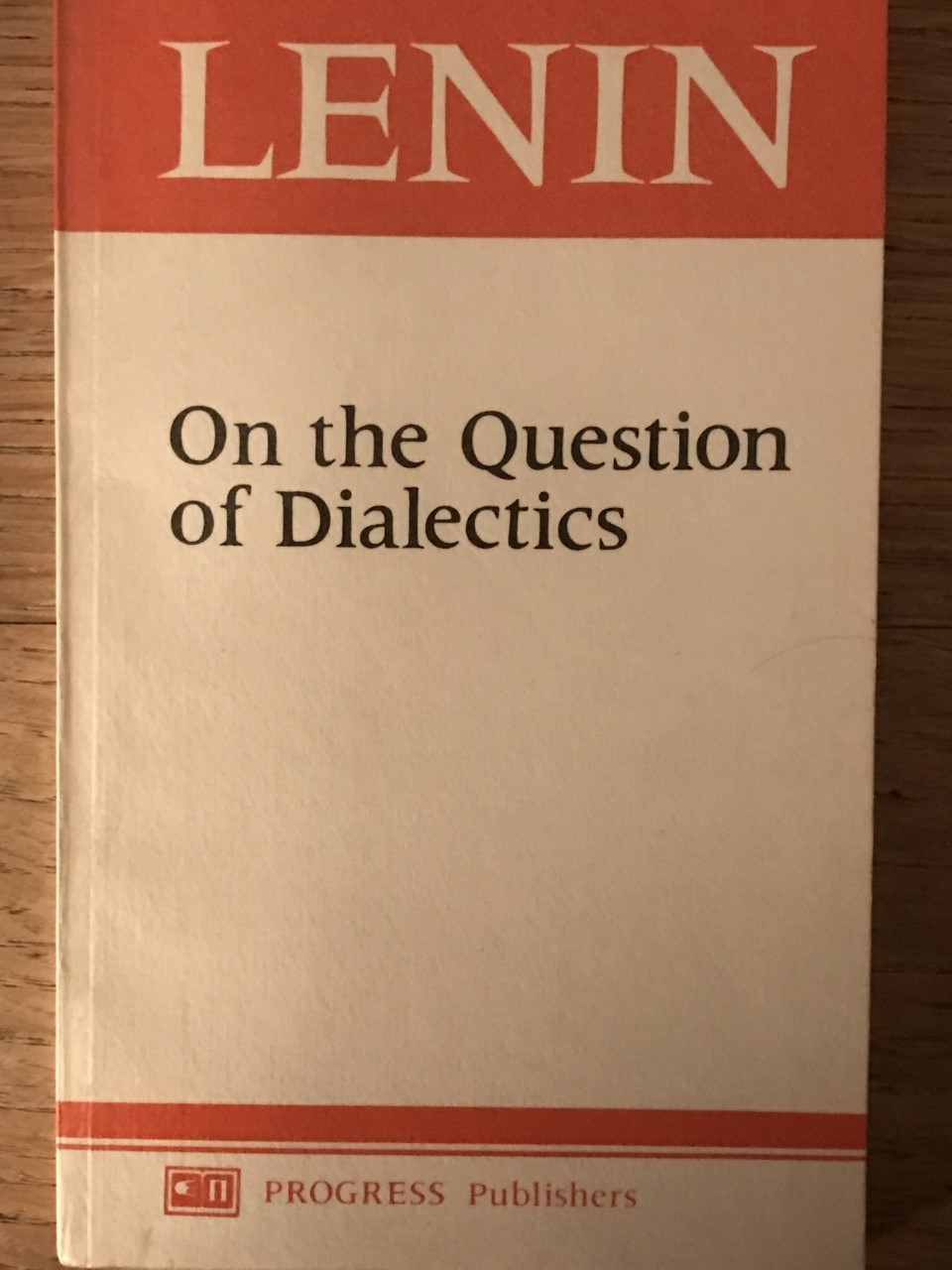 On the Question of Dialectics book cover