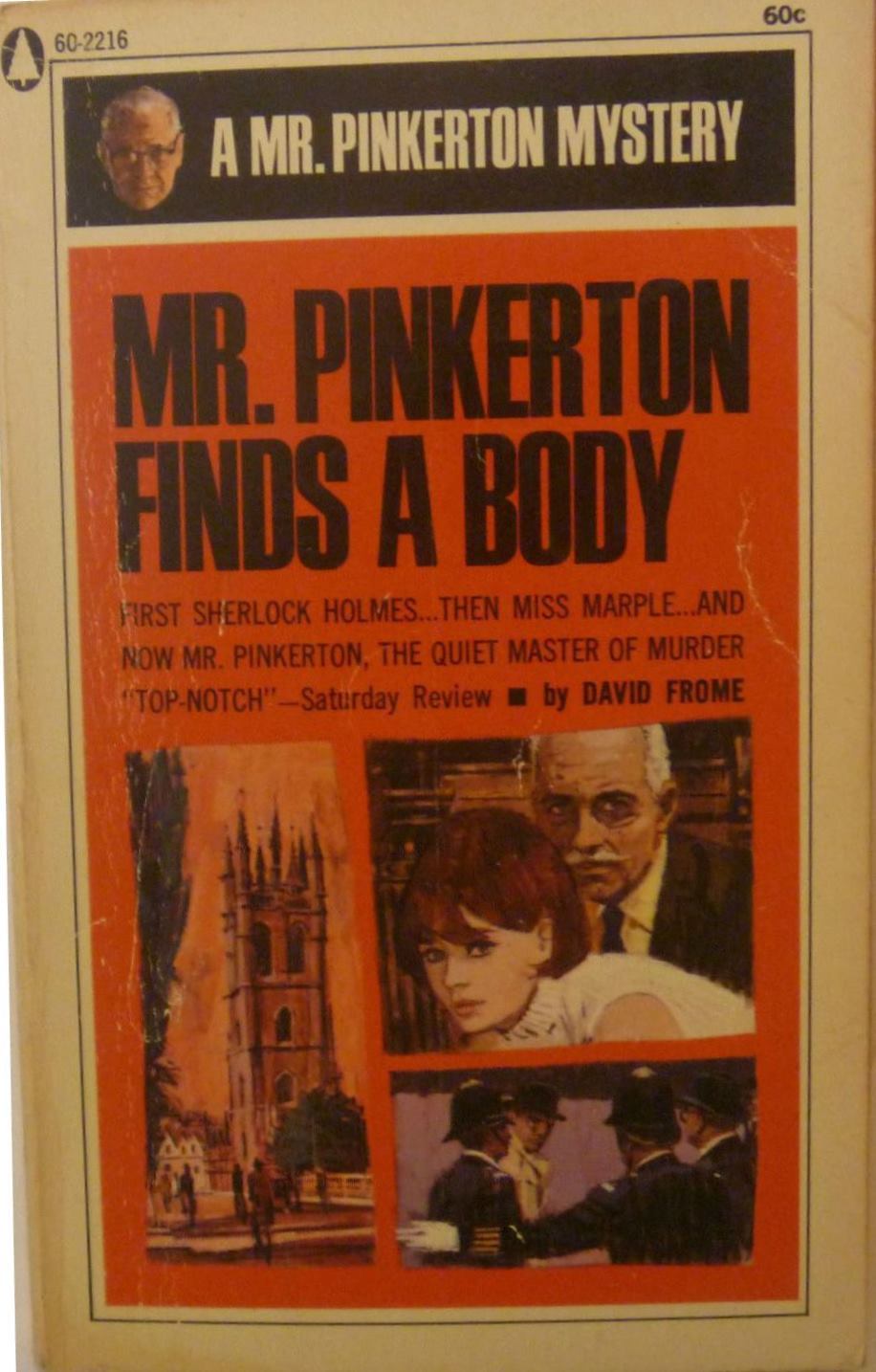 Mr. Pinkerton Finds A Body book cover