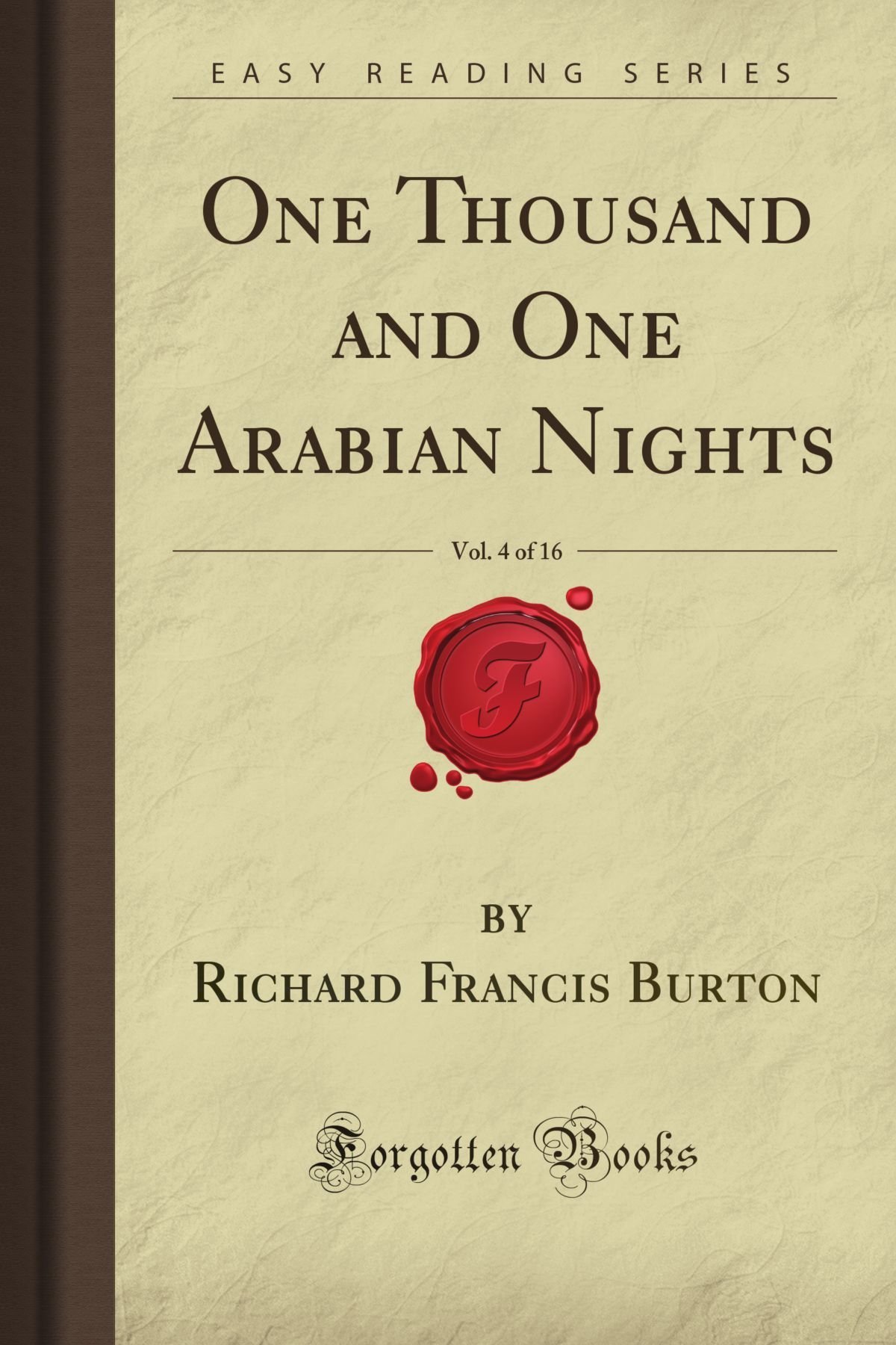 One Thousand and One Arabian Nights; Volume 4 of 16 book cover