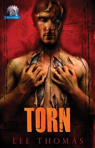 Torn book cover