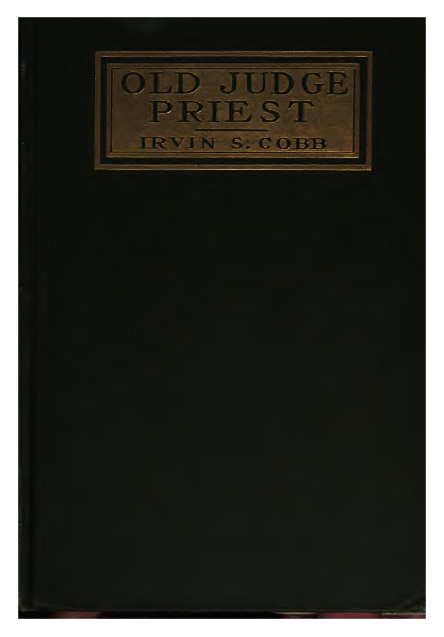 Old Judge Priest book cover