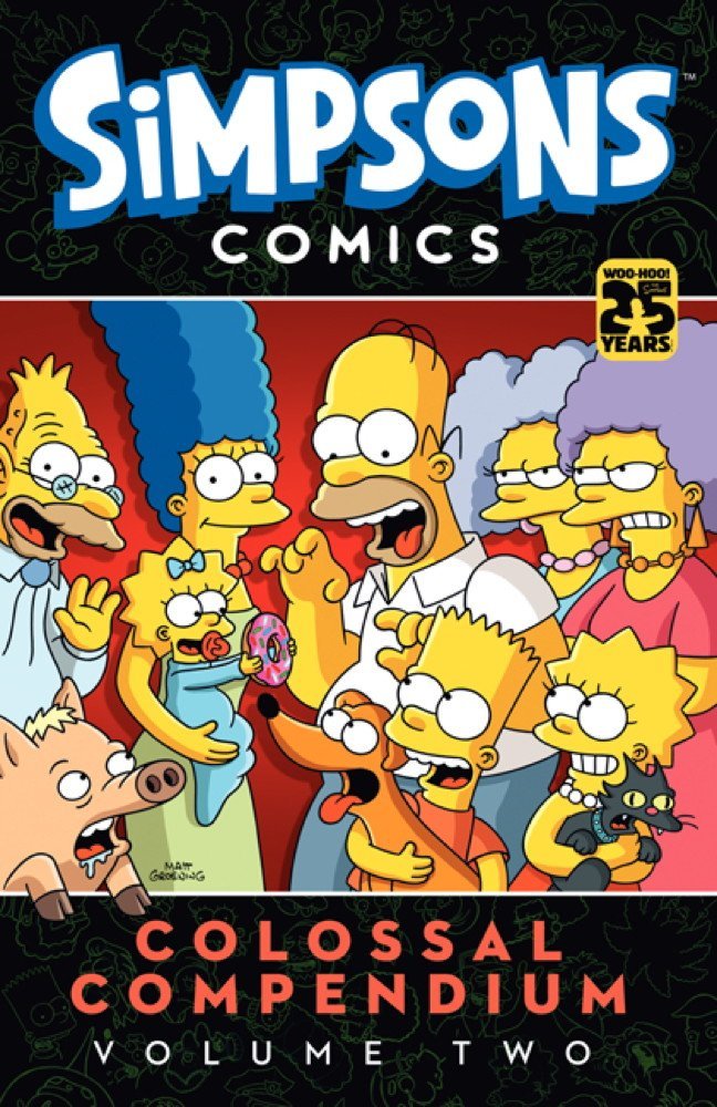 Simpsons Comics Colossal Compendium book cover 1
