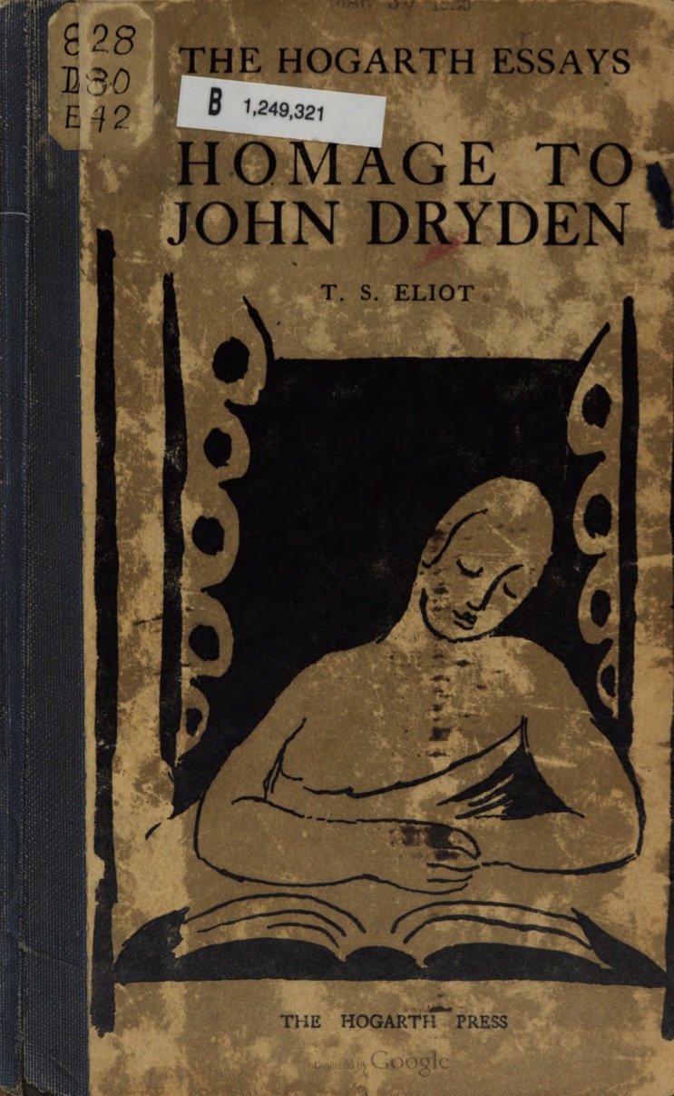 Homage to John Dryden book cover