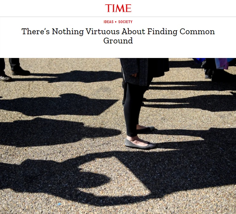 There's Nothing Virtuous About Finding Common Ground book cover