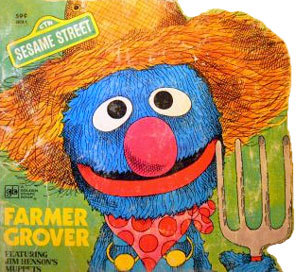 Farmer Grover (A Golden Shape Book) A Sesame Street Book book cover