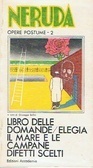 Libro delle domande; Elegia; Il mare e le campane; Difetti scelti book cover