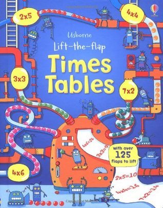 Lift-the-flap times tables book book cover