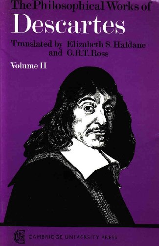 The Philosophical Works of Descartes, Volume 2 book cover