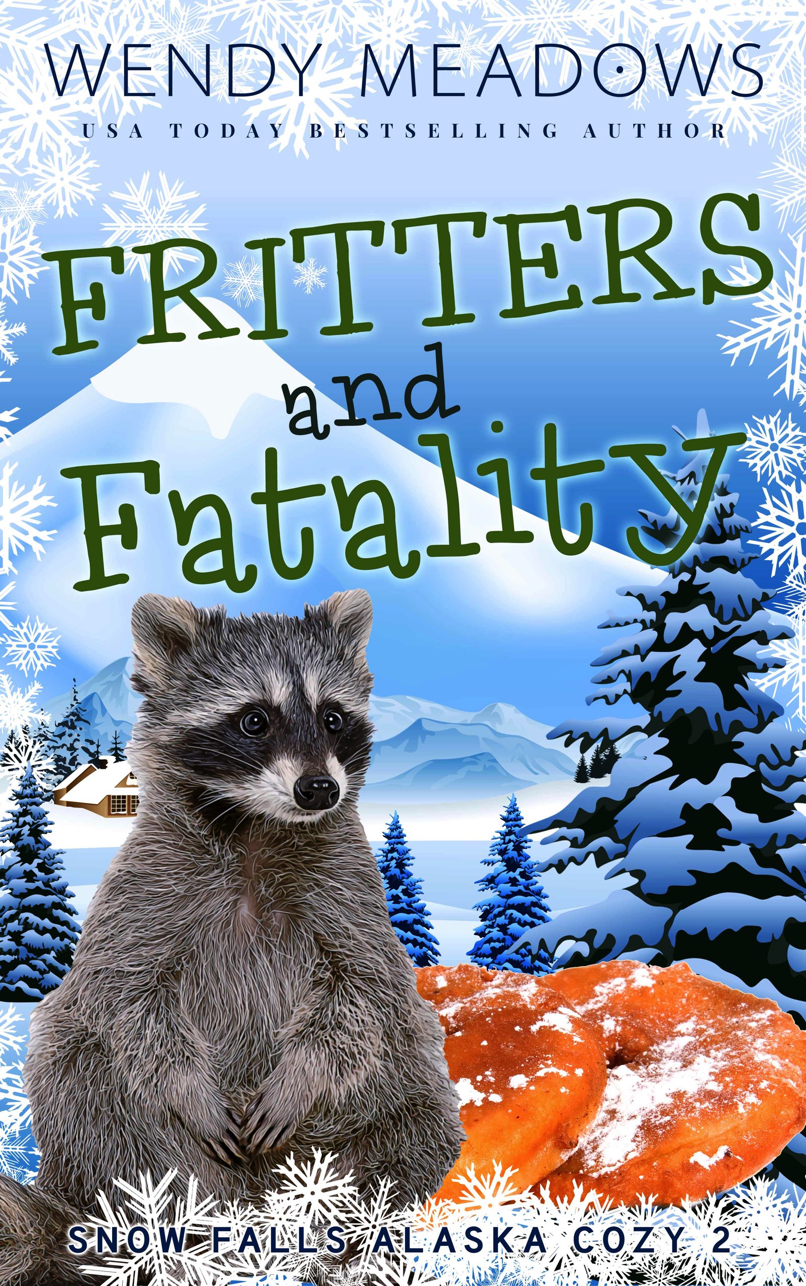 Snow Falls Alaska Cozy book cover 2