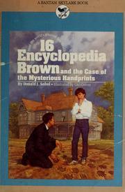 Encyclopedia Brown and the Case of the Mysterious Handprints book cover