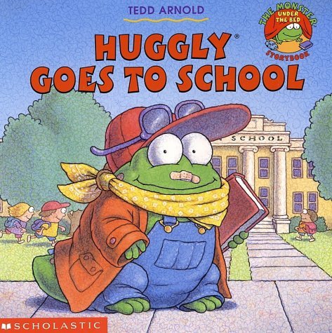 Huggly Goes To School book cover