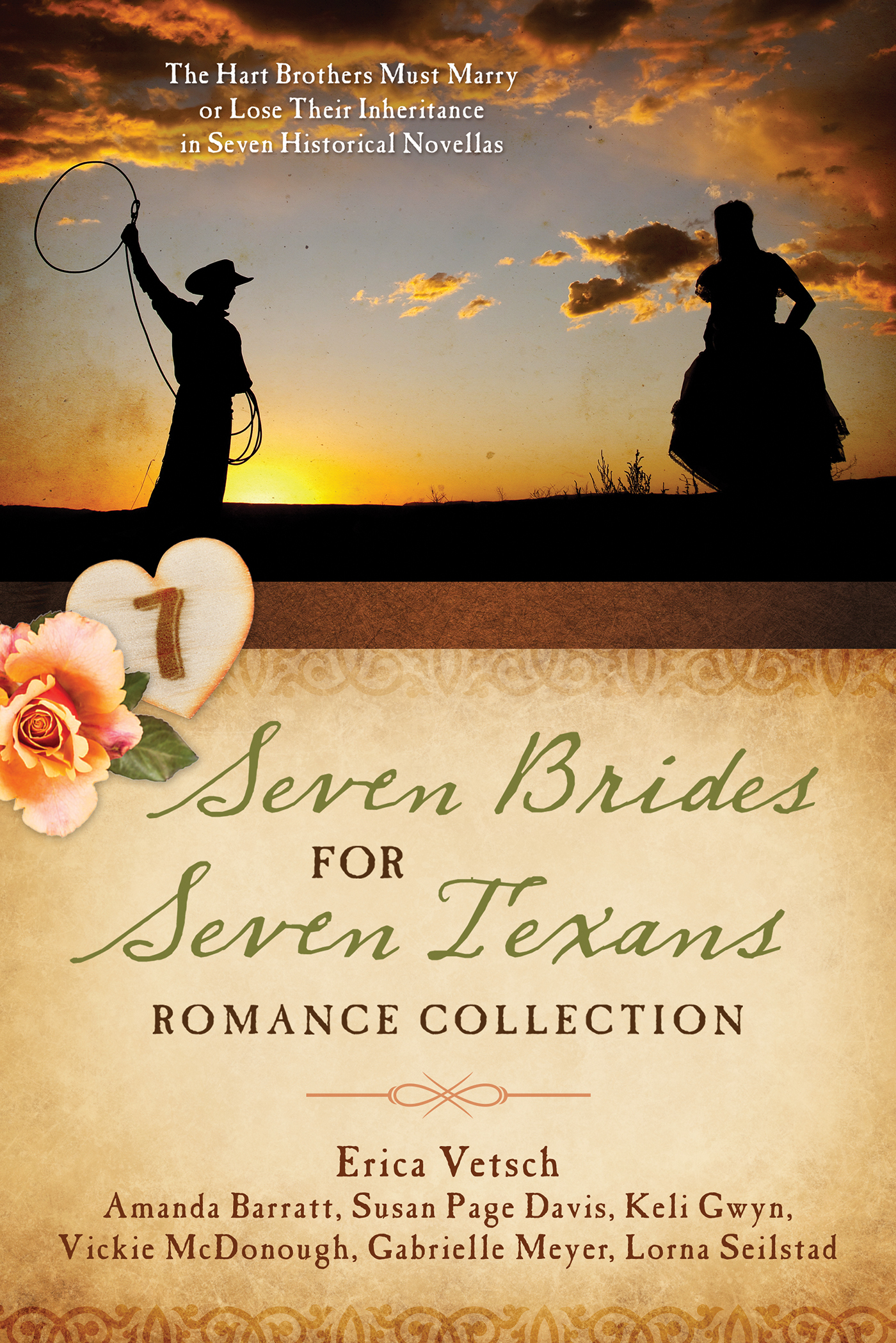 Seven Brides for Seven Texans book cover