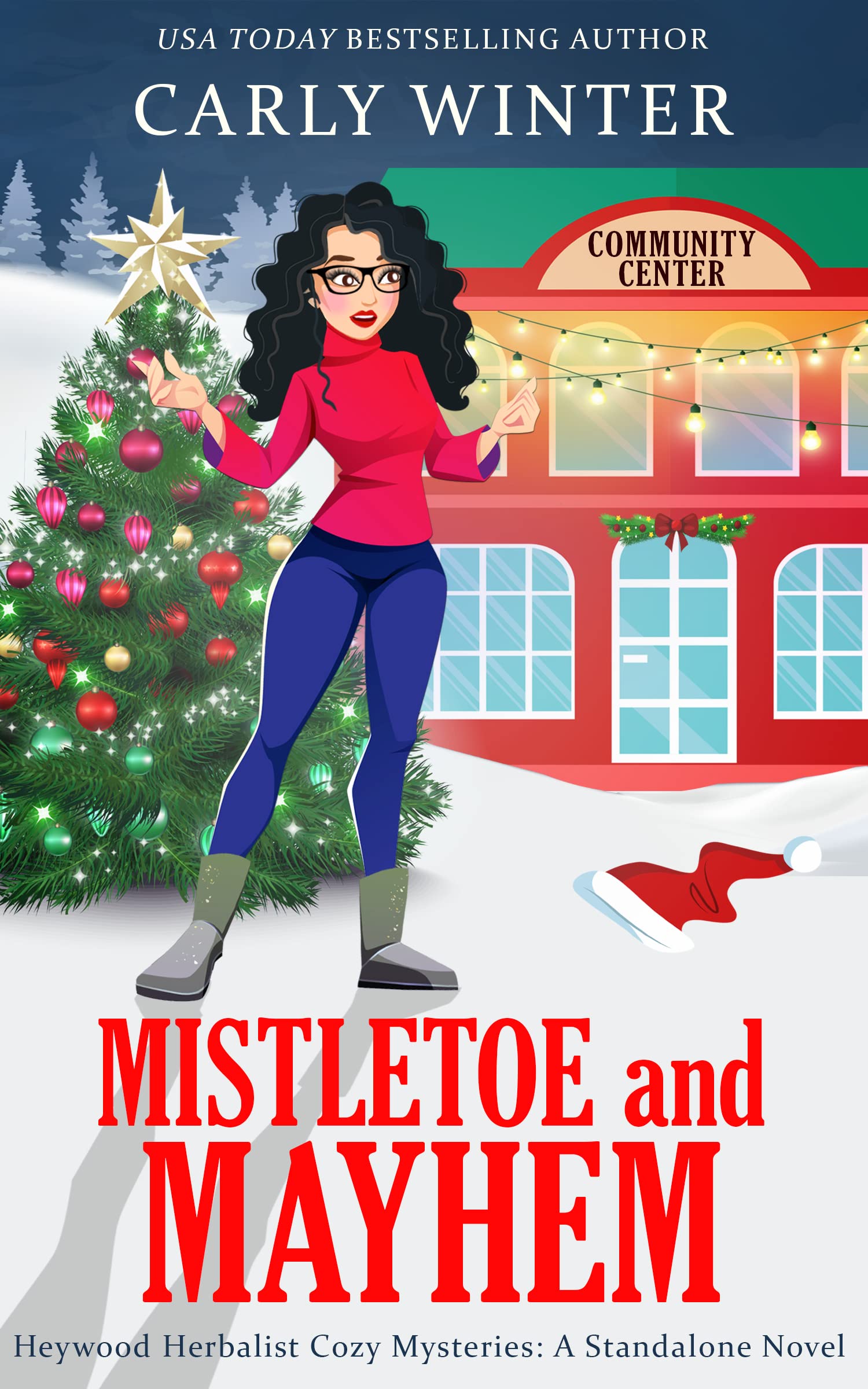 Mistletoe and Mayhem book cover