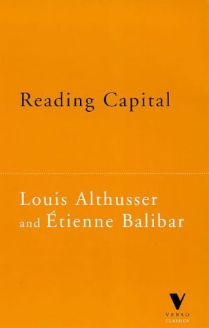 Reading Capital book cover