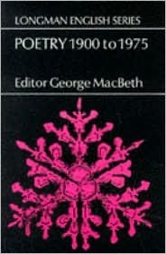 Poetry 1900 to 1975 book cover