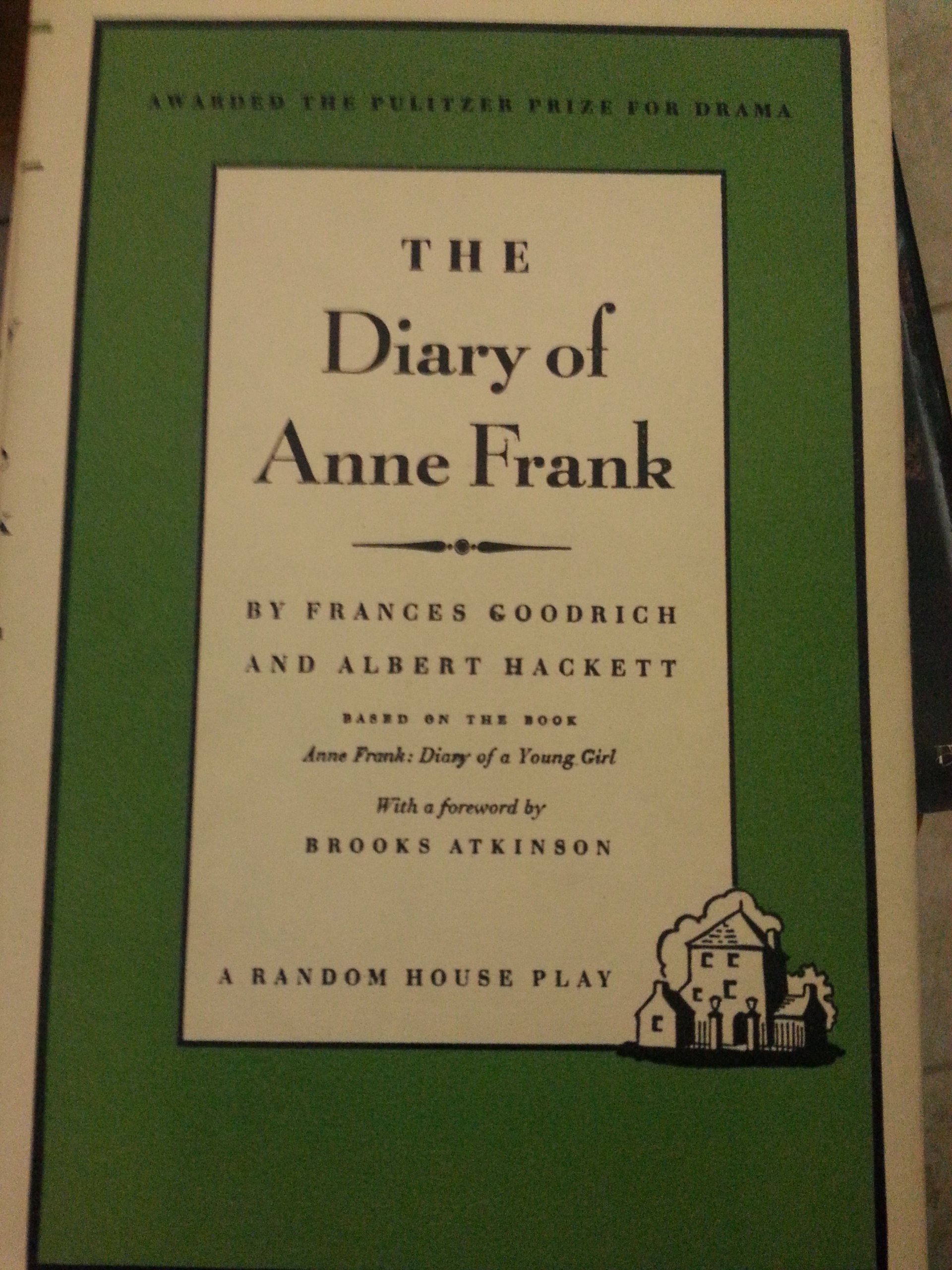 The Diary of Anne Frank book cover