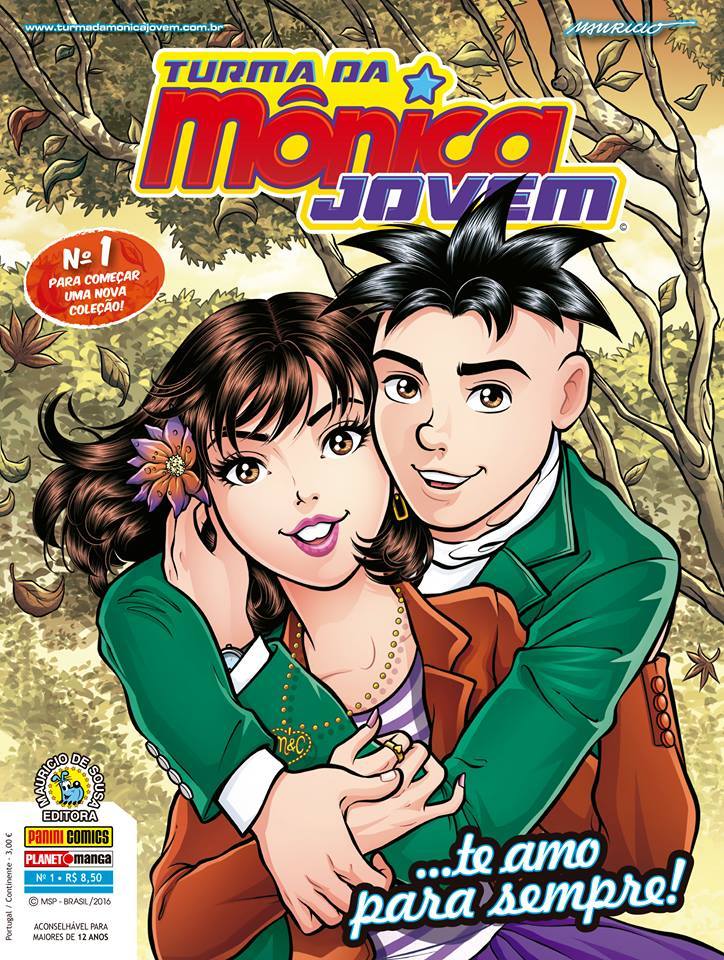 Turma da Mônica Jovem (Segunda Série) #01 - te amo para sempre! book cover