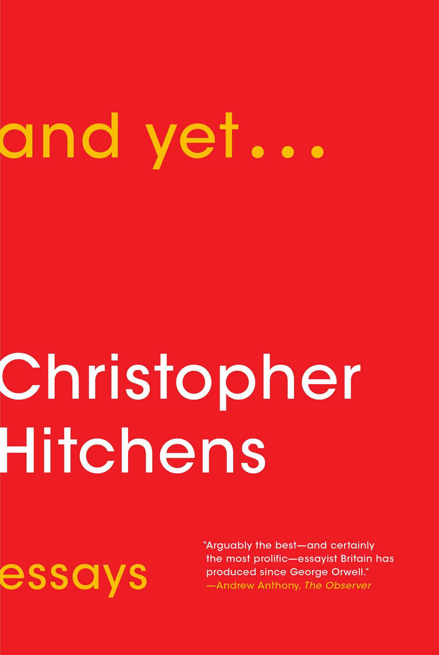 And Yet… book cover