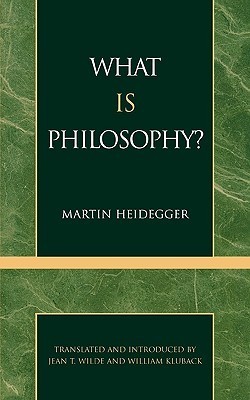 What is Philosophy? book cover
