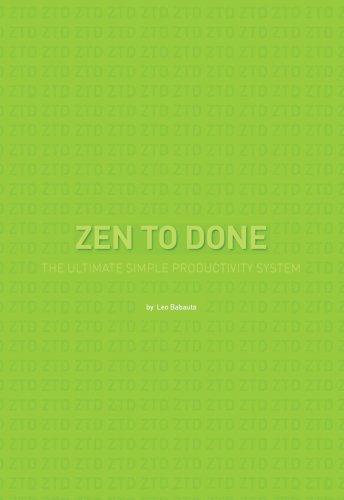 Zen to Done book cover