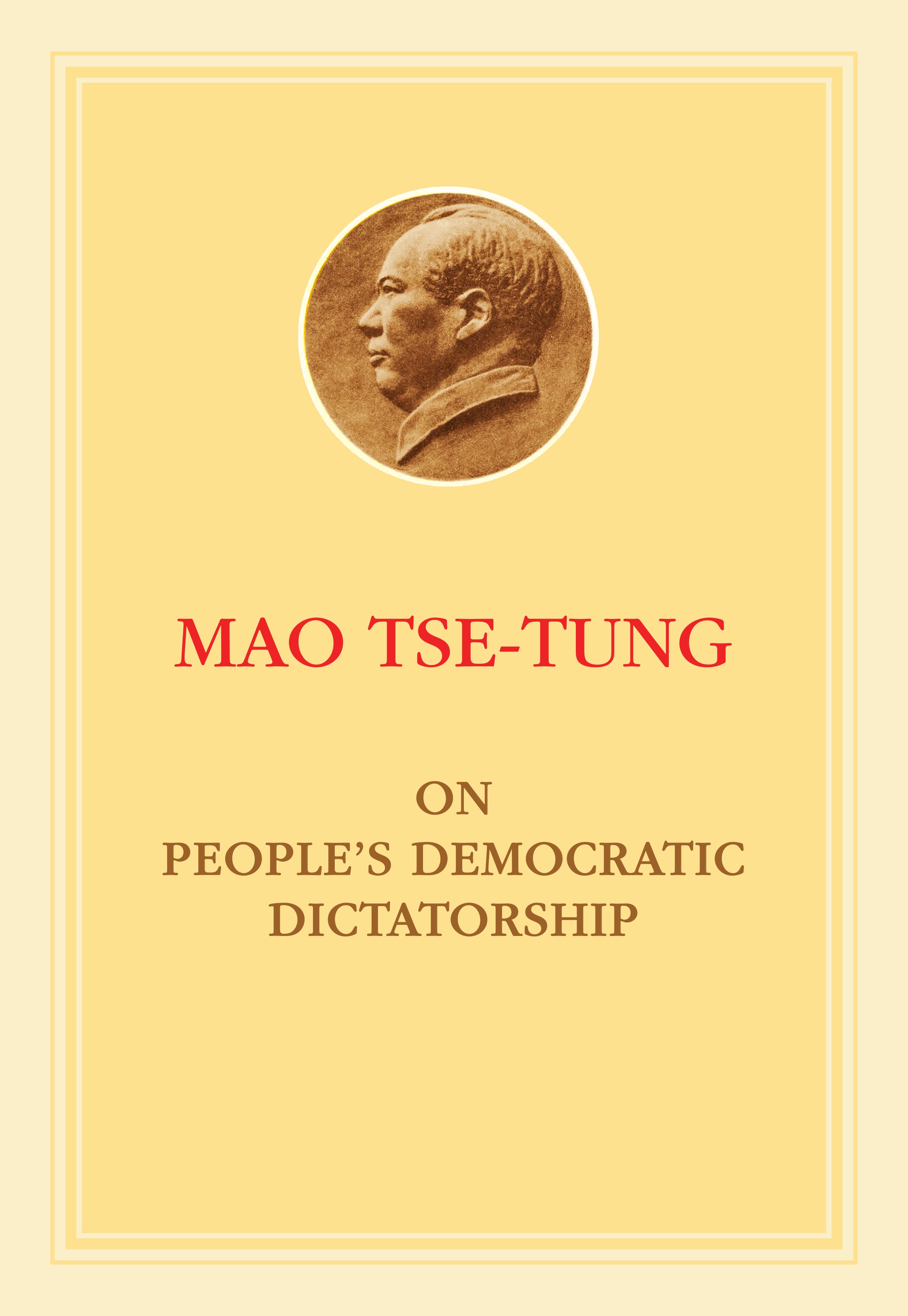On People's Democratic Dictatorship book cover