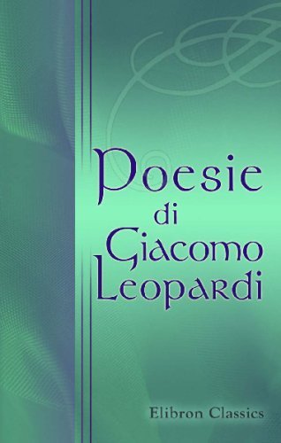 Poesie di Giacomo Leopardi book cover