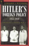 Hitler's Foreign Policy 1933-1939 book cover