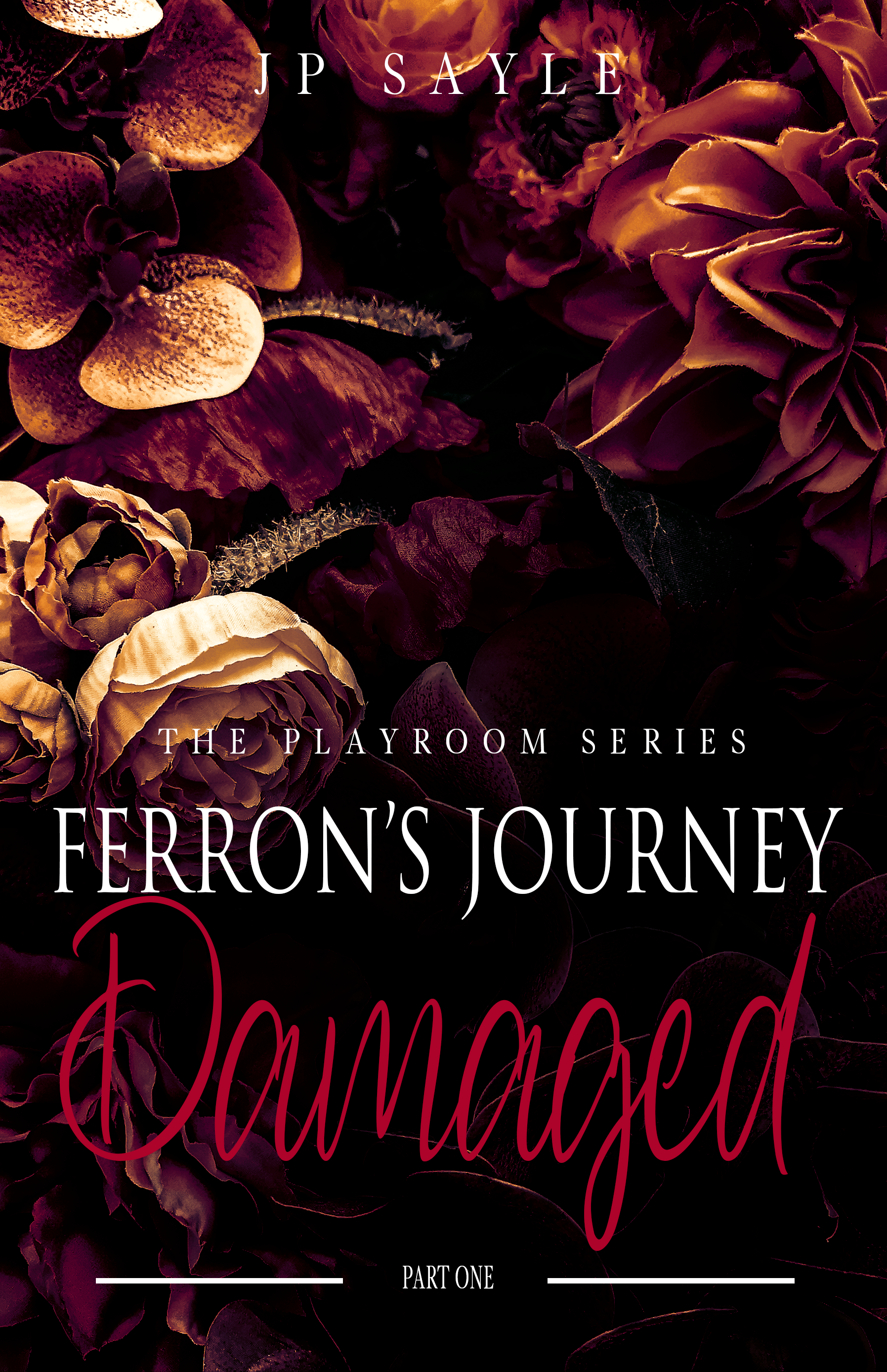 Damaged book cover